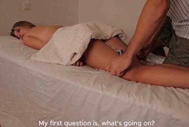 My husband said, you can't get a massage - fuck me but don't massage me, I'm obedient