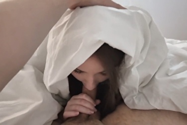 You woke me up with a blowjob, so hold on! I'll find the G-spot with my kerambit