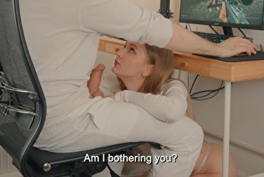 I found the perfect girl - I'm playing and she's sucking under the table