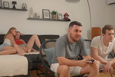 Are you sure the guys won't find out how you and I give each other orgasms?