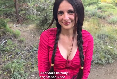 Lost in the woods? I'll help you by cumming all over your face first