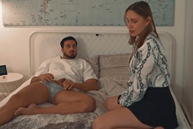 His wife left him. Too bad for the poor guy. But now he can fuck me