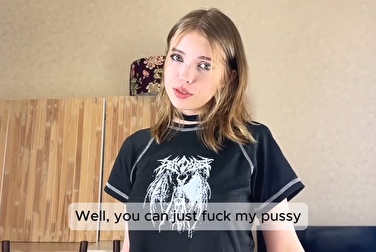 It's so nice to help a friend—I fixed her computer, so now I can cum inside her