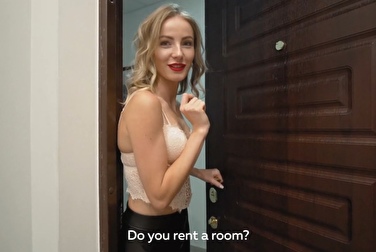 Found her dream place and is ready to fuck the landlord for rent
